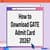 How to Download GATE Admit Card 2025 from gate2025.iitr.ac.in